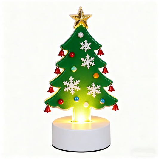 Russian Christmas LED Mini Night Light | Festive Glow for Tables, Mantels & Gifts