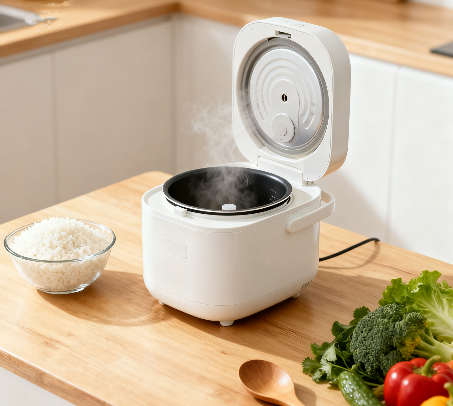 Smart Rice Cooker with 7 Cooking Modes - Induction Heating, Fluffy Brown/White Rice in 30 Mins