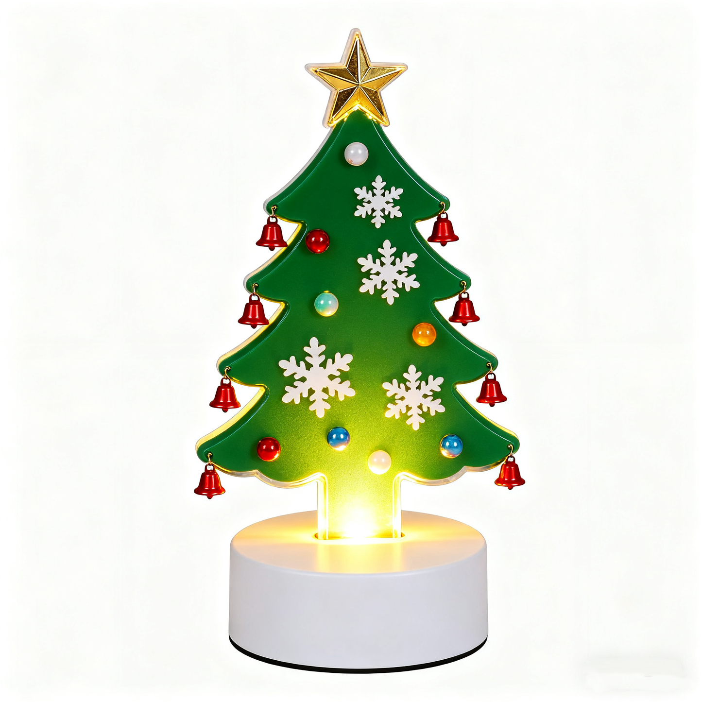 Russian Christmas LED Mini Night Light | Festive Glow for Tables, Mantels & Gifts